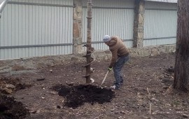 Услуги бурояма, бурение под фундамент. Ямобур.