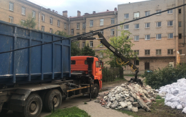 Аренда ломовоза вывоз мусора пухто