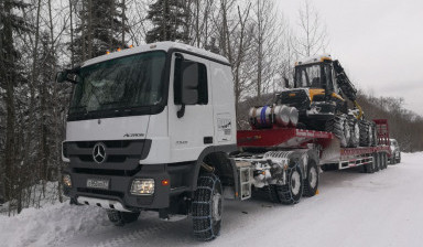 Перевозка спецтехники от 10 до 60. Аренда трала