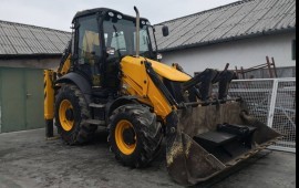 Услуги экскаватора погрузчика. Аренда экскаваторо.