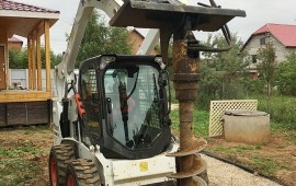 Аренда Bobcat ковш ямобур гидромолот щетка вилы
