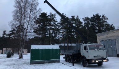 Аренда манипулятора- крана услуги грузоперевозки в Приморске
