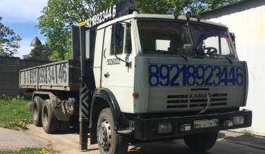 Аренда манипулятора- крана услуги грузоперевозки в Приморске