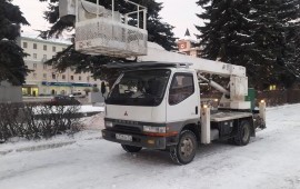 Услуги японских автовышек от15 до 26 метров.