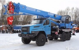 Автокран 25 тонн, автокран вездеход аренда