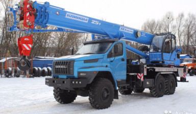 Автокран 25 тонн, автокран вездеход аренда