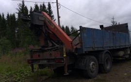 Кран- манипулятор аренда. Грузоперевозки.