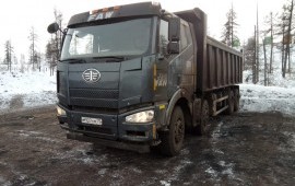 Перевезка грузов на самосвале фав 4х осный