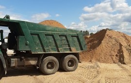 доставка песка, щебня. вывоз грунта