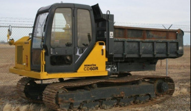 Аренда гусеничного самосвала Komatsu CD 60 R