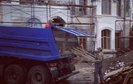 Вывоз мусора, грунта, снега. Погрузчик услуги.