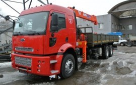 Манипуляторы Ford Cargo аренда. Перевозка грузов.