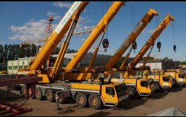 Аренда автокранов Liebherr 55-400т.