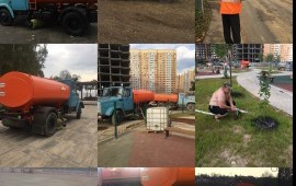 Техническая вода 6 тонн . Полив, Мойка, Уборка.