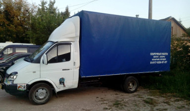 Грузоперевозки Газель с растентовками.