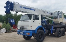Аренда автокрана 25-32-40-60-100 тонн