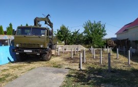 Услуги ямобура аренда. Бурение и монтаж.