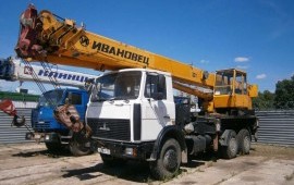 Автокран 25т. Стрела 22м. Аренда, услуги.