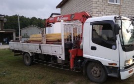 Услуги манипулятора- крана грузоперевозки