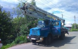 Аренда автовышки, услуги, заказ спецтехники.