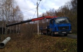 Аренда манипулятора- крана услуги грузоперевозки
