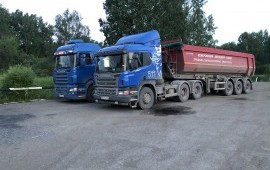 Перевозка сыпучих грузов. Аренда тонар