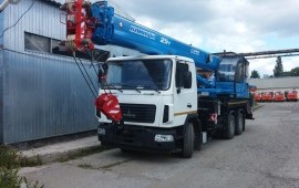 Аренда автокрана 25 тонн