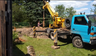 Услуги ямобура. Бурение под сваи.