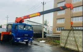 Услуги крана манипулятора