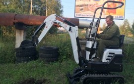 Услуги мини-экскаватора