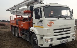 Аренда Автобетононасоса. Бетононасос услуги.