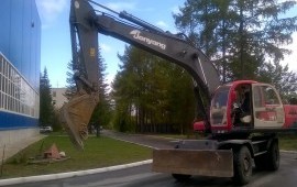 Полноповоротный экскаватор аренда