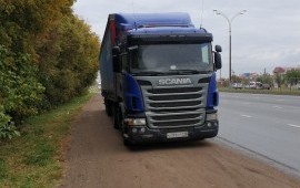 Грузоперевоки длинномер тентованный.