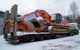 Аренда экскаватора, услуги спецтехники.