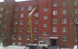 Услуги, аренда автовышки.