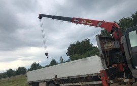 Манипулятор- кран аренда, услуги грузоперевозки