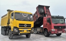 САМОСВАЛЫ Услуги Аренда ЗиЛ КамАЗ HOWO в Томске