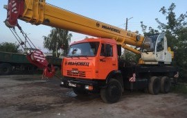 Аренда автокранов 25т, 50т, 32т