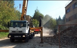 Бетононасос аренда. Услуги автобетононасоса.