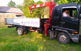 Аренда манипулятора- крана услуги грузоперевозки