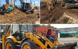 Услуги экскаватора. Аренда спецтехники.