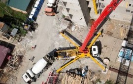 Аренда автобетононасоса. Услуги бетононасос.