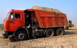 Услуги самосвала. Песок. Щебень. Гравий