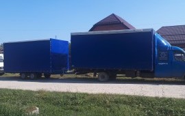 Грузоперевозки газель + прицеп