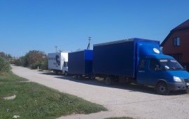 Грузоперевозки газель + прицеп