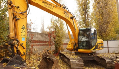 Аренда услуги гусеничного экскаватора