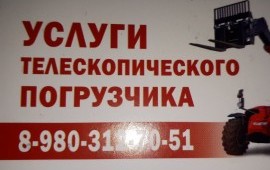 Телескопический погрузчик. Автовышка аренда.