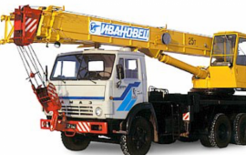 Услуги автокрана 25тонн 21метр