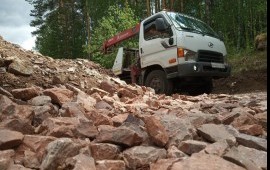 Воровайка. Аренда манипулятор- кран