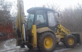 Услуги экскаватора погрузчика